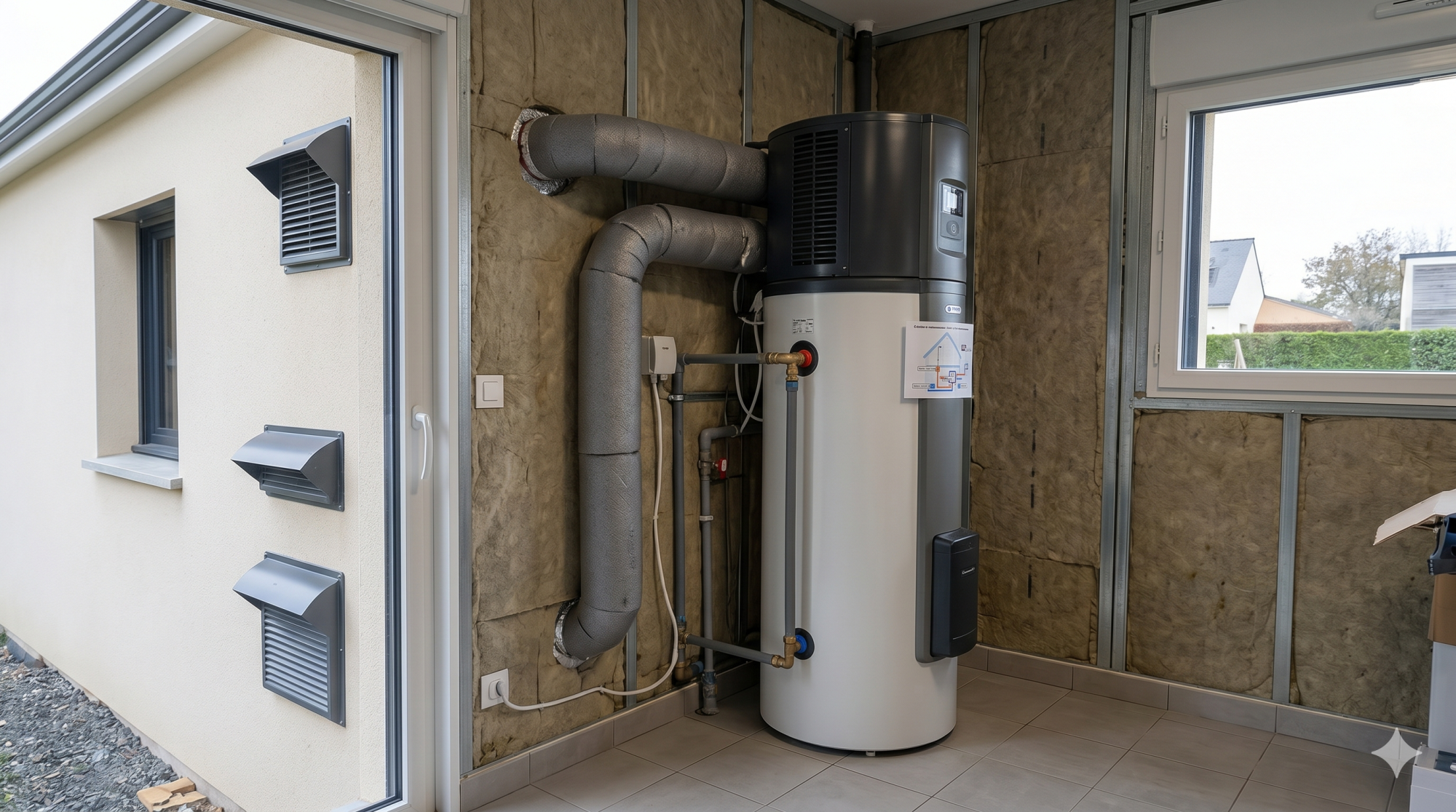 Installation sur air ext&eacute;rieur